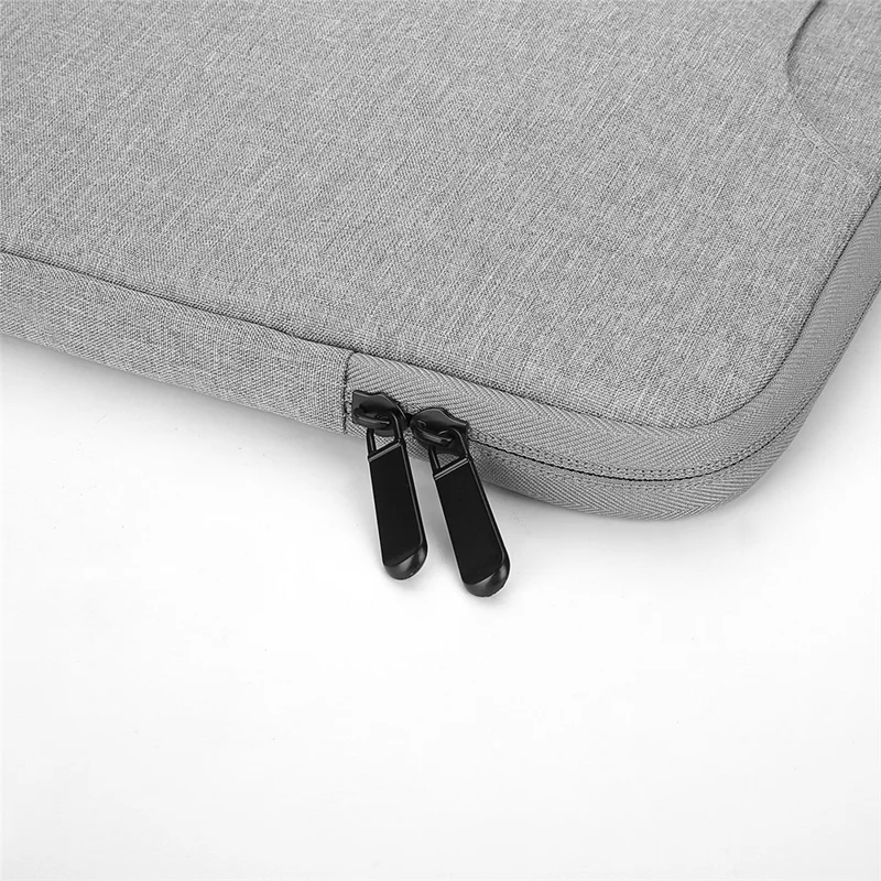 N004 Dust-proof Laptop Bag Notebook Carrying Case Sleeve Handbag Briefcase for 15.6 inch Laptop - Light Grey