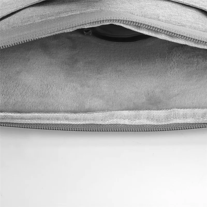 N004 Dust-proof Laptop Bag Notebook Carrying Case Sleeve Handbag Briefcase for 15.6 inch Laptop - Light Grey