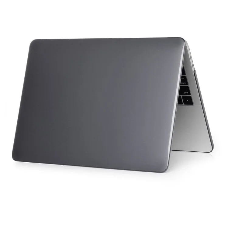 Capa de PC Transparente de Casca de Proteção Frontal e Traseira Com Fundo Oco Para MacBook Pro 14,2 Polegadas (A2442) 2021 - Preto