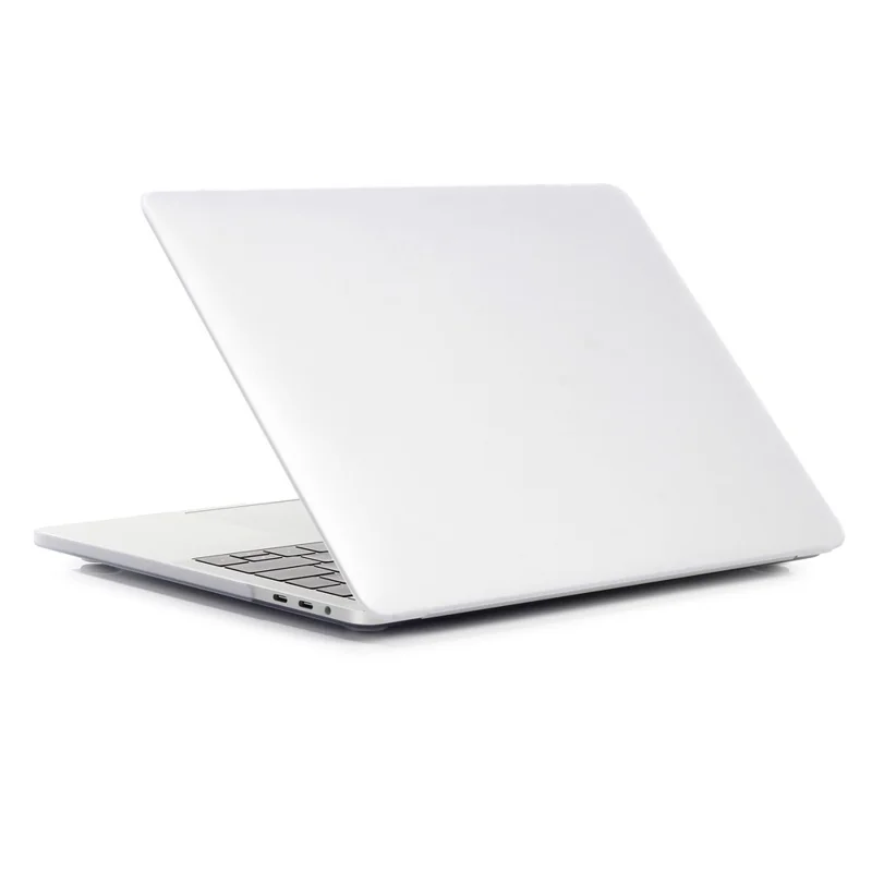 Voor MacBook Pro 16 inch (2024) (2023) (2021) (A2485) Krasbestendige Matte PC Beschermhoes voor Voor- en Achterkant - Transparant