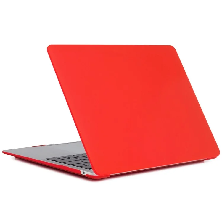 For MacBook Pro 14 inch (2021) (A2442) Anti-fingerprint Matte PC Front and Back Protective Shell - Red