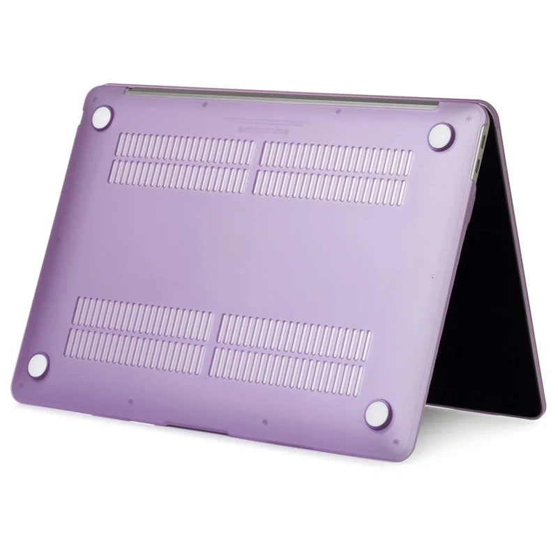 Capa Protectora Traseira e Frontal em PC Mate Anti-impressão Digital para MacBook Pro 14 polegadas (2025) / (2024) / (2023) / (2022) / (2021) - Roxo
