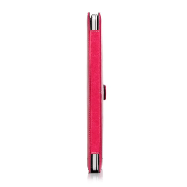 Laptop Sleeve Protective Folio Book PU Leather Cover for MacBook Pro 16.2'' 2021 (A2485) - Rose