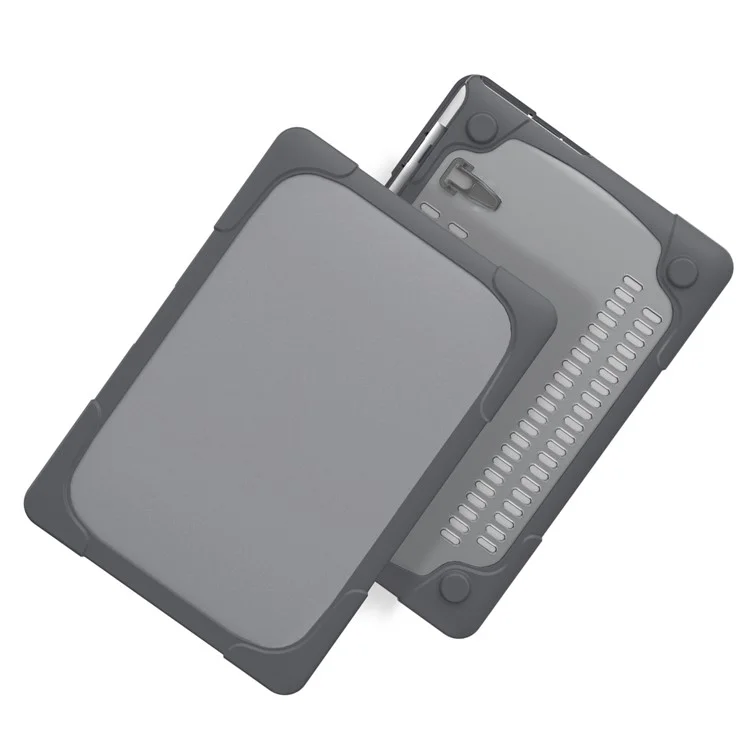 HARD PC Laptop-Case Allround-Schutz-Notebook-Computerabdeckung Mit Stützständer Füße Für MacBook Pro 15-Zoll / Pro-Retina 15-Zoll A1398 - Grau