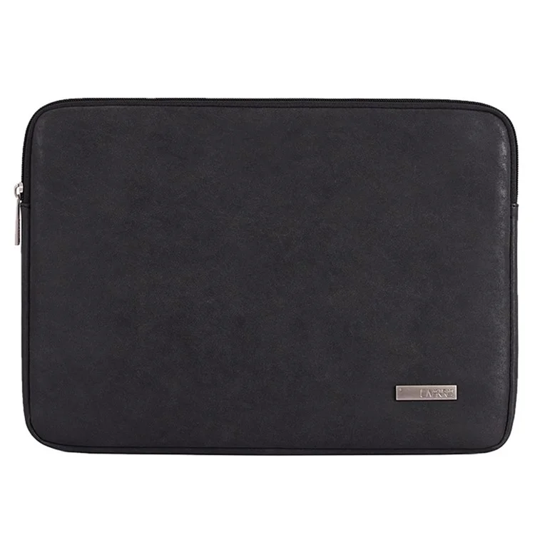 Canvasartisan L11-03 11 "Doublure Antichoc Pour Ordinateur Portable Étui En Cuir PU Pochette Portable Pochette À Glissière À Fermeture À Glissière Sac De Transport Ordinateur - Le Noir
