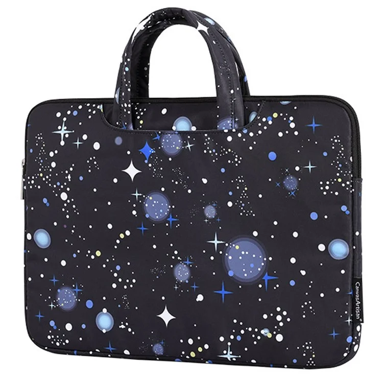 Canvasartisan H16-B01 Sky Sky Pattern Laptop Bag di Protezione Della Custodia Per Taccuino da 13 Pollici - Nero