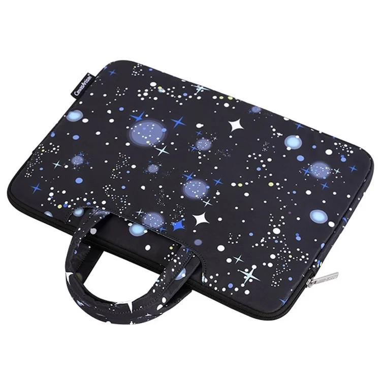 Canvasartisan H16-B01 Sky Sky Pattern Laptop Bag di Protezione Della Custodia Per Taccuino da 13 Pollici - Nero