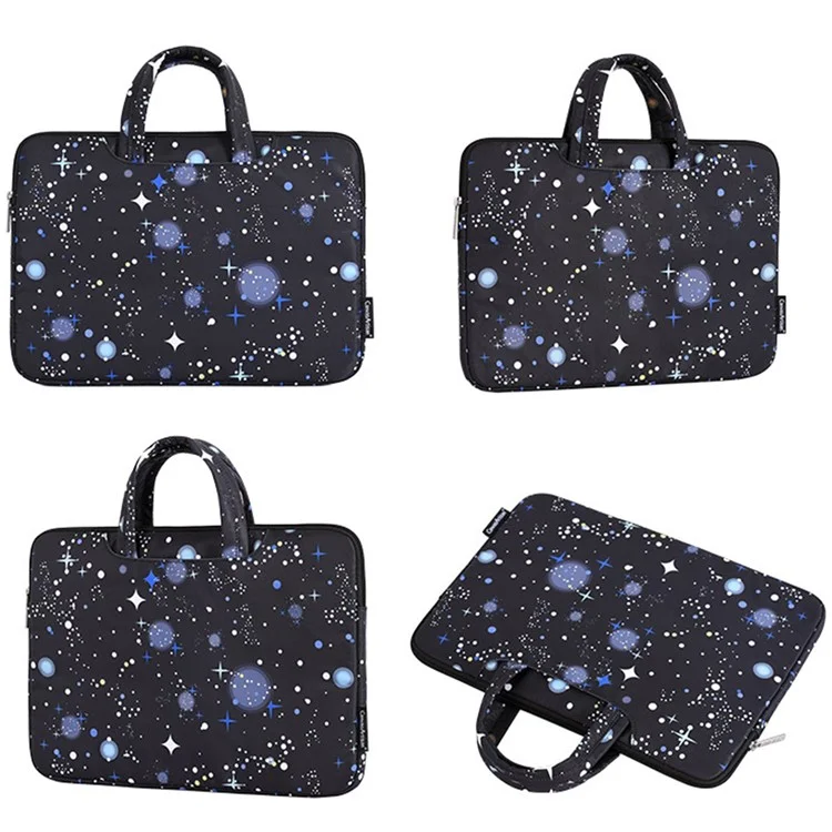 Canvasartisan H16-B01 Sky Sky Pattern Laptop Bag di Protezione Della Custodia Per Taccuino da 13 Pollici - Nero