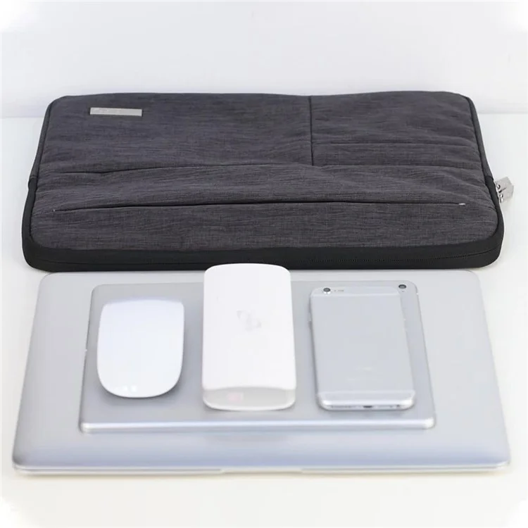 Canvasartisan L2-02 Funda Protectora De 15 Pulgadas Manga Protectora Delgada Luz De Negocios Estilo Portátil Laptop Bag - Gris Claro