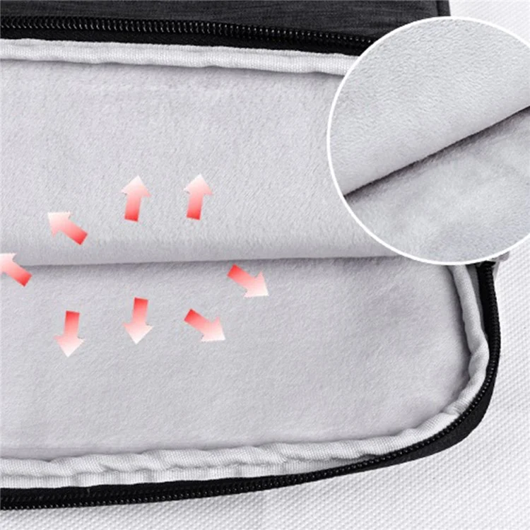 Canvasartisan L2-02 Funda Protectora De 15 Pulgadas Manga Protectora Delgada Luz De Negocios Estilo Portátil Laptop Bag - Gris Claro