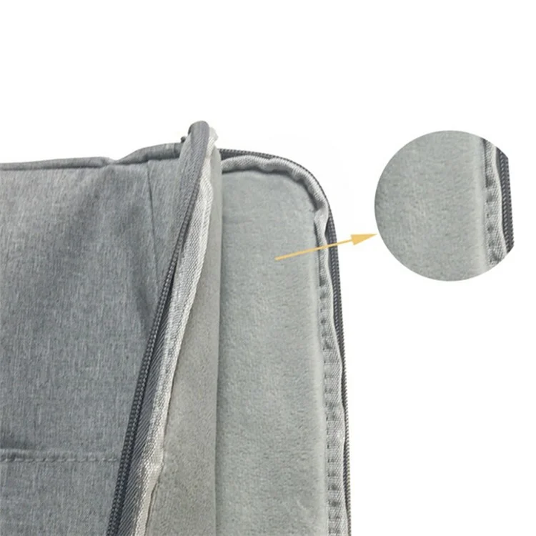 14-inch Laptop Protective Sleeve Case Waterproof Oxford Cloth Notebook Carrying Bag - Black