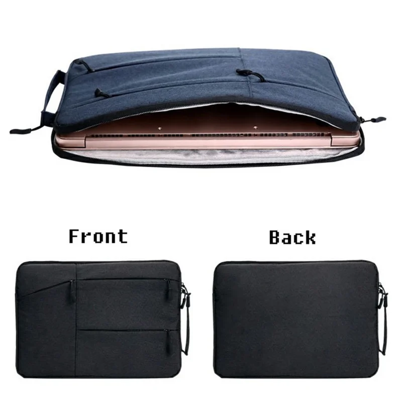 14-inch Laptop Protective Sleeve Case Waterproof Oxford Cloth Notebook Carrying Bag - Pink