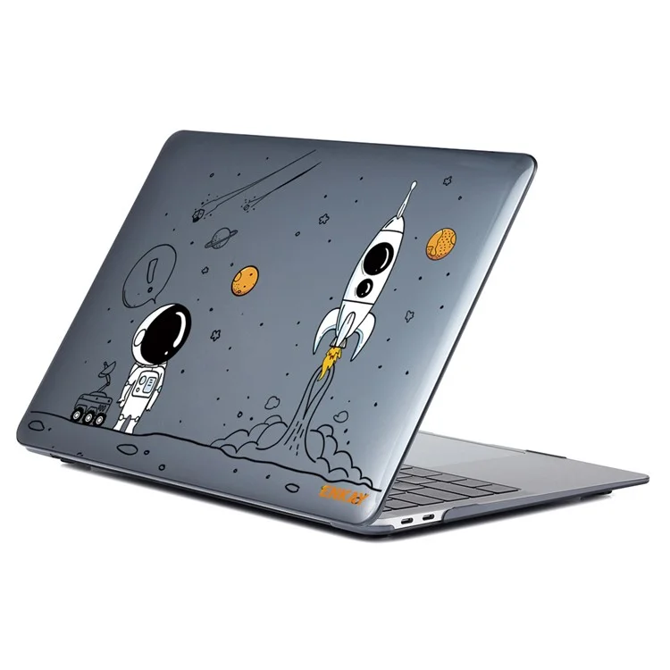 ENKAY HAT PRINCE for MacBook Pro 16 inch (2019) A2141 Imprinted with Pattern Design Laptop Shell Hard PC Protective Case Polycarbonate Notebook Cover - Astronaut No.1