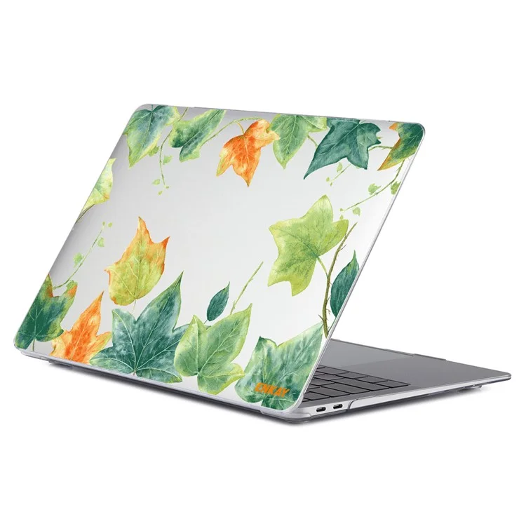 ENKAY HAT PRINCE for MacBook Pro 16 inch (2019) A2141 Forest Series Pattern Design Scratch-resistant Hard PC Laptop Protective Case Shell Polycarbonate Notebook Cover - Ivy