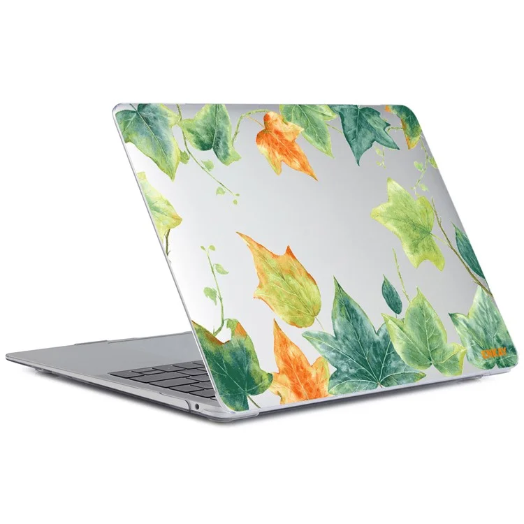 ENKAY HAT PRINCE for MacBook Pro 16 inch (2019) A2141 Forest Series Pattern Design Scratch-resistant Hard PC Laptop Protective Case Shell Polycarbonate Notebook Cover - Ivy