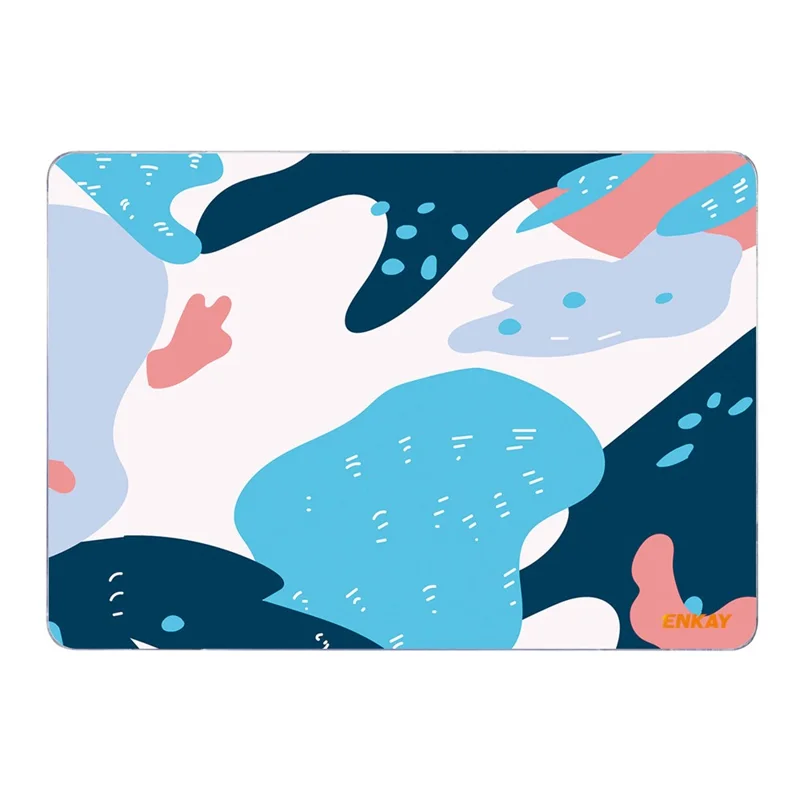 ENKAY HAT PRINCE for MacBook Pro 13 inch (2020) A2251/A2289/A2338 Geometry Pattern Laptop Protector Heat Dissipation Hard PC Case Notebook Cover Shell - Geometry No.5