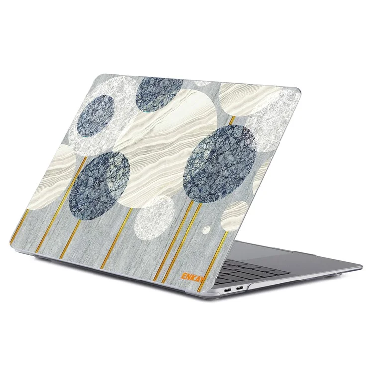 ENKAY HAT PRINCE for MacBook Pro 16 inch (2019) A2141 Geometry Series Polycarbonate Laptop Case Transparent Hard PC Protective Notebook Cover - Geometry No.2