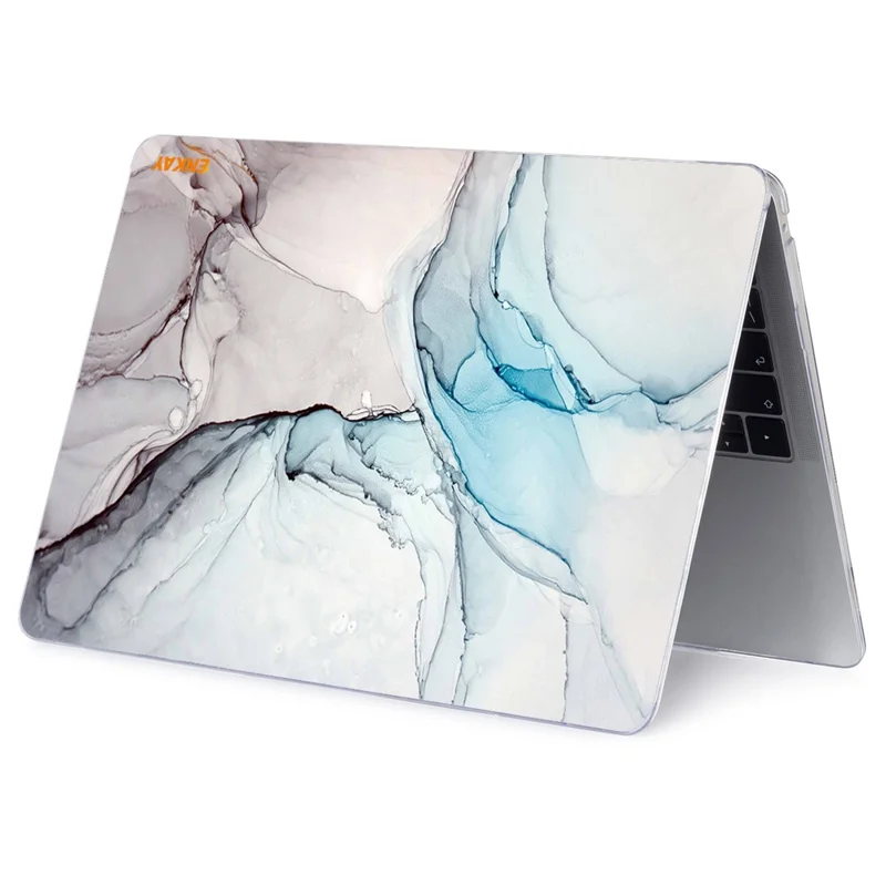 ENKAY HAT PRINCE Streamer Leth Serage Section de Polycarbonate Hard Shell Protective Case Pour MacBook Pro 16 Pouces (2019) A2141 - Streamer Light No.3