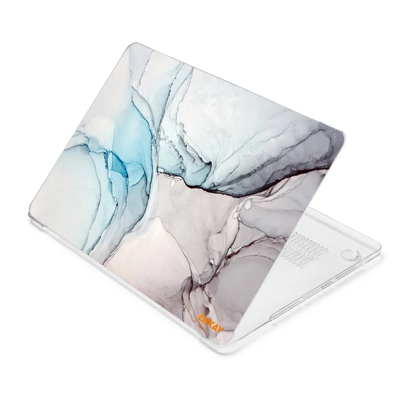 ENKAY HAT PRINCE Streamer Leth Serage Section de Polycarbonate Hard Shell Protective Case Pour MacBook Pro 16 Pouces (2019) A2141 - Streamer Light No.3