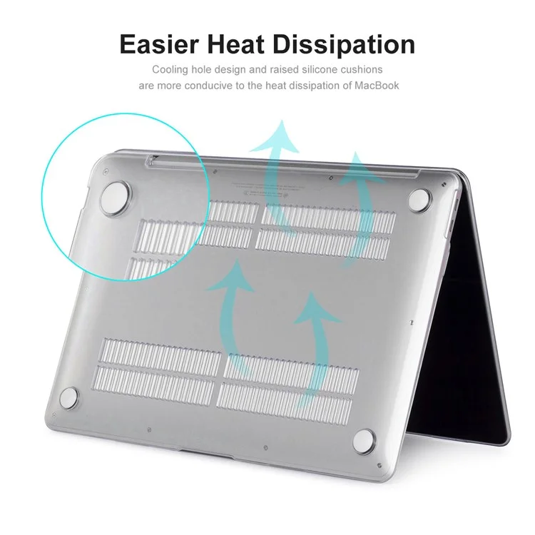 ENKAY HAT PRINCE for MacBook Pro 13 inch (2016-2017) A1706 A1708/(2018-2019) A1989/(2019) A2159 Streamer Light Series Heavy Duty Hard PC Shell Cover - Streamer Light No.1