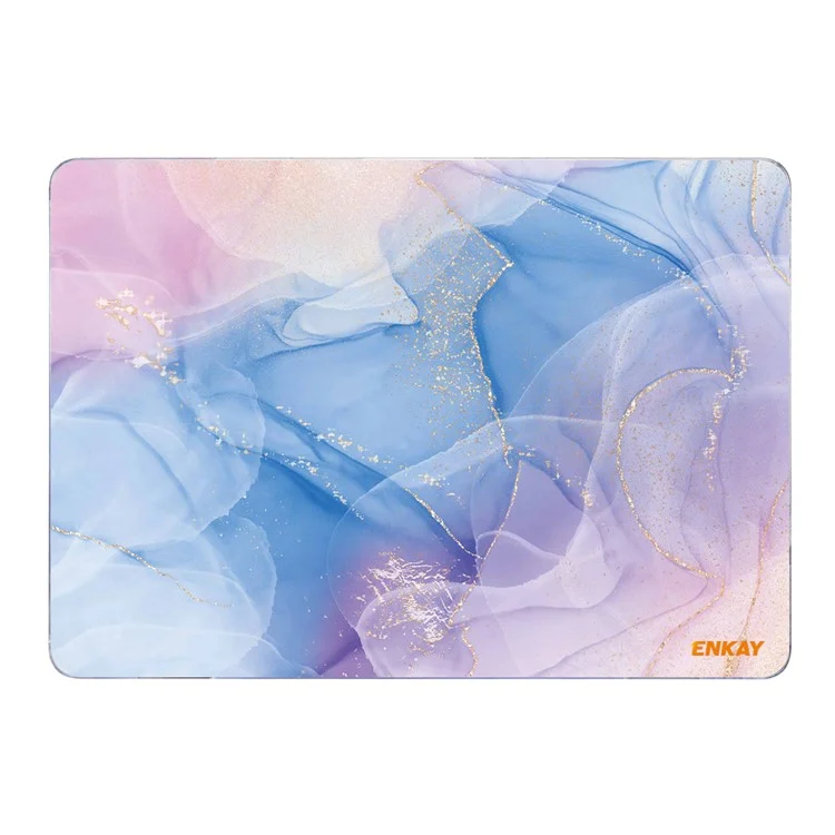 ENKAY HAT PRINCE Streamer Light Series Laptop Body Shell Hard Polycarbonate Case Cover for MacBook Air 13 inch (2018) A1932 - Streamer Light No.2