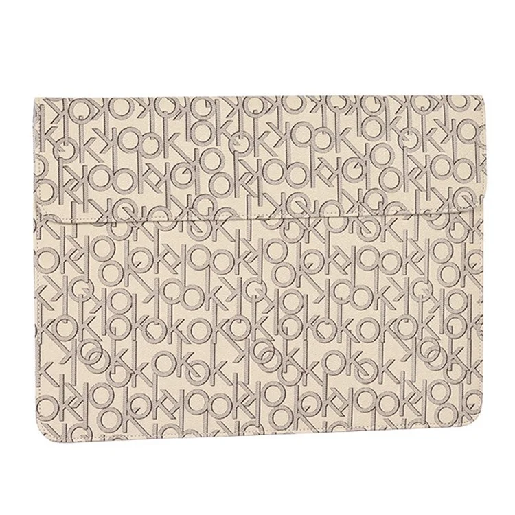 CanvasArtisan E61-01 PU De Couro Da Luva Protetora De 14 Polegadas Laptop Letra Bag Letra OK Padrão Notebook