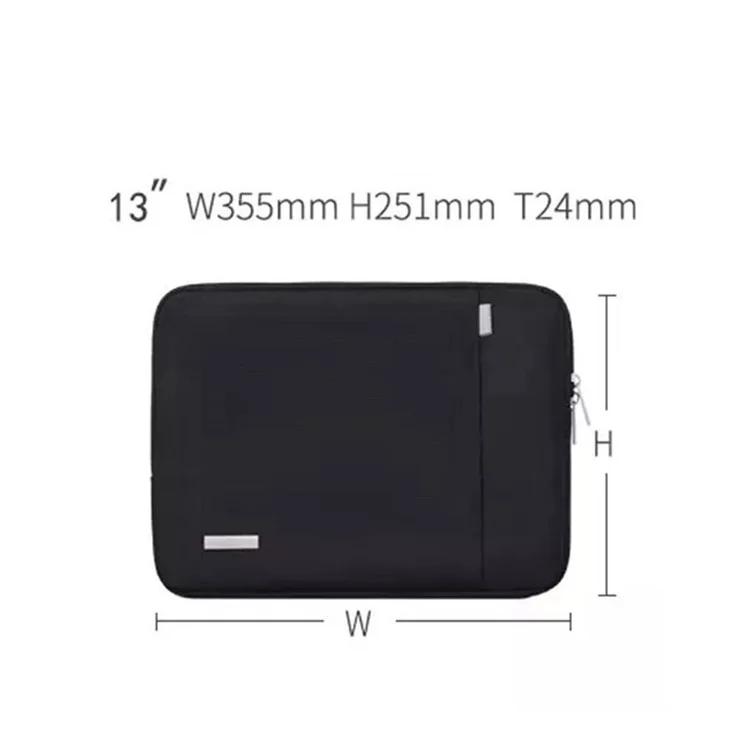 CANVASARTISAN M29-19 Scratch Resistant Laptop Carry Case Waterproof Sleeve Bag with Dual Zipper for 13-inch Laptops