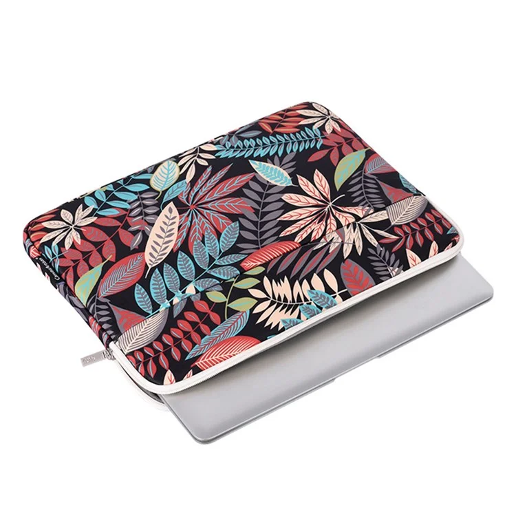 Canvasartisan H30-11 Foglie di Stampa a Graffi Resistenti al Laptop Polyestro Polyester Crush Bot - Black/per Laptop da 11 Pollici