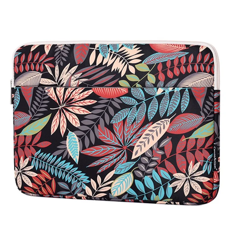 Canvasartisan H30-11 Foglie di Stampa a Graffi Resistenti al Laptop Polyestro Polyester Crush Bot - Black/per Laptop da 11 Pollici