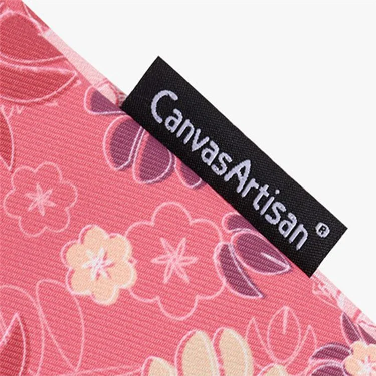 Canvasartisan H24-T0123 Flores Deja Patrón Portátil Llevar Bag Protective Notebook Manga Con Bolsa Pequeña - Rosa / Para Portátil De 11 Pulgadas