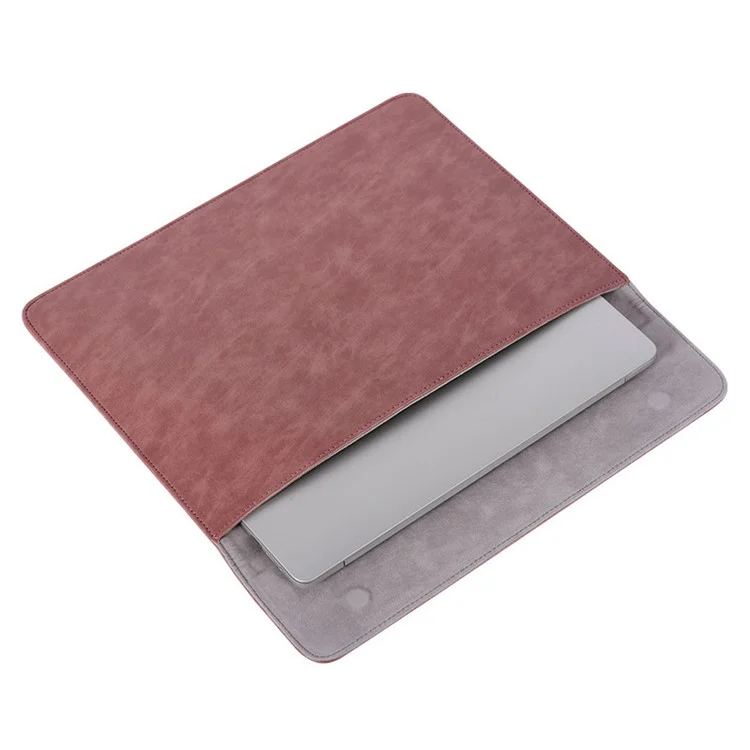 Canvasartisan EL31-01 Business Style PU Leder-laptop-hülle-notebook Mit Magnetischer Flip-abdeckung - Braun/für 12-zoll-laptop
