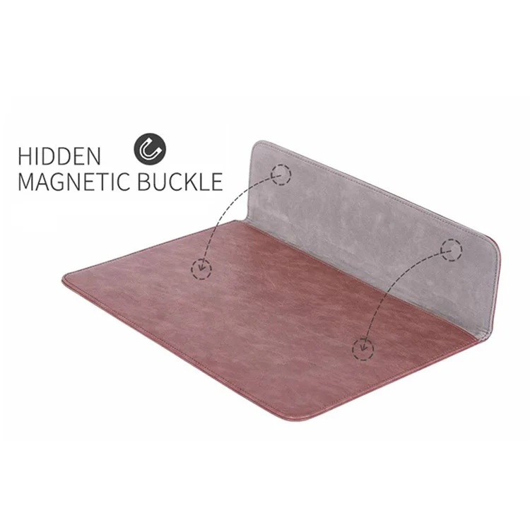 Canvasartisan EL31-01 Business Style PU Leder-laptop-hülle-notebook Mit Magnetischer Flip-abdeckung - Braun/für 12-zoll-laptop