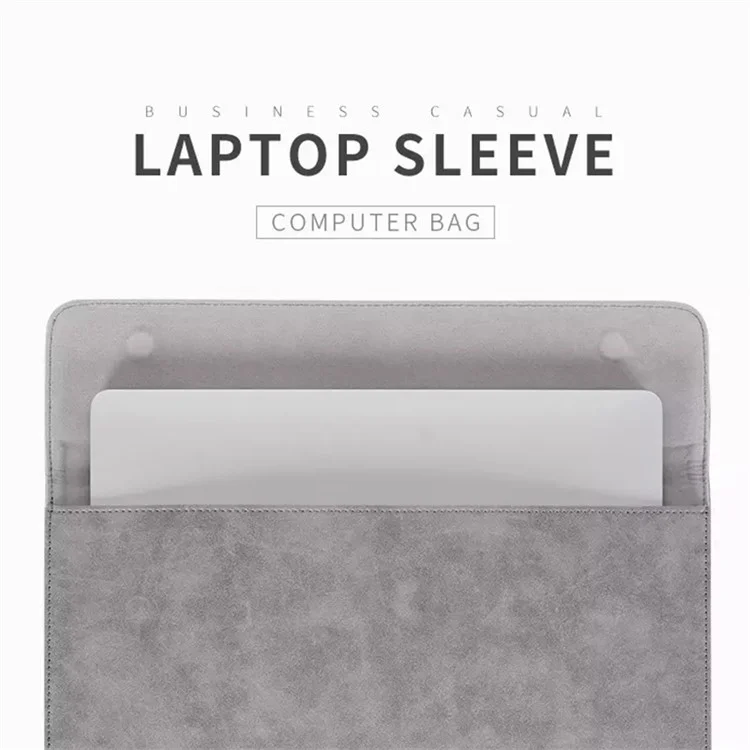 Canvasartisan EL11-01 Fashion Fashion Ultraptop Manga Tapa Magnética PU Cuero Notebook Bagnerker - 15 Pulgadas