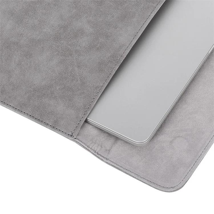 Canvasartisan EL11-01 Fashion Fashion Ultraptop Manga Tapa Magnética PU Cuero Notebook Bagnerker - 15 Pulgadas