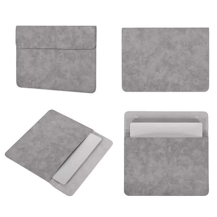 Canvasartisan EL11-01 Fashion Fashion Ultraptop Manga Tapa Magnética PU Cuero Notebook Bagnerker - 15 Pulgadas