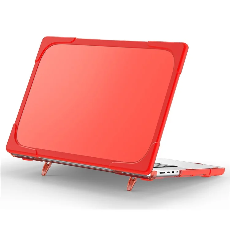 For MacBook Pro 14 inch (2024) (2023) (2021) A2442 / A2779  / A2918 / A2992 (M1 / M2 / M3) Hard PC Laptop Case - Red