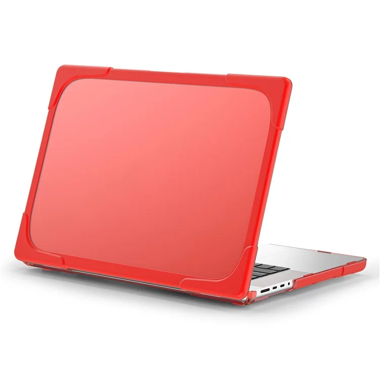 For MacBook Pro 14 inch (2024) (2023) (2021) A2442 / A2779  / A2918 / A2992 (M1 / M2 / M3) Hard PC Laptop Case - Red