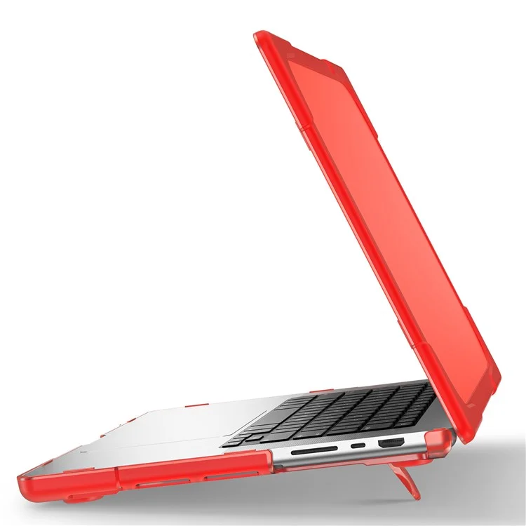 For MacBook Pro 14 inch (2024) (2023) (2021) A2442 / A2779  / A2918 / A2992 (M1 / M2 / M3) Hard PC Laptop Case - Red