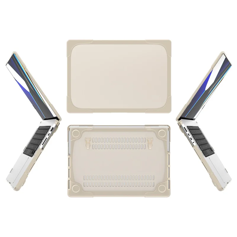 For MacBook Pro 14 inch (2025) / (2024) / (2023) / (2022) / (2021) Hard PC Laptop Case - Khaki