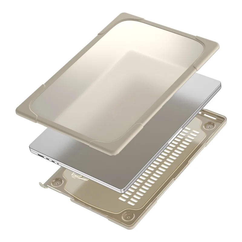 For MacBook Pro 14 inch (2025) / (2024) / (2023) / (2022) / (2021) Hard PC Laptop Case - Khaki