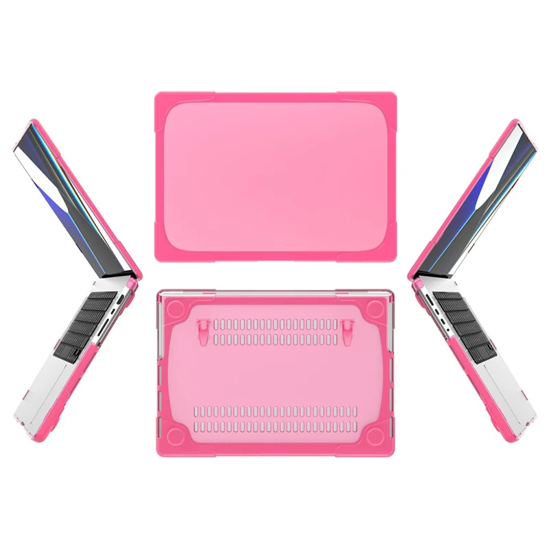 For MacBook Pro 14 inch (2026) A3427 A3426 / (2025) A3434 A3112 A3185 A3401 / (2024) A2918 A2992 / (2023) A2779 / (2022) / (2021) A2442 Hard PC Laptop Case - Rose