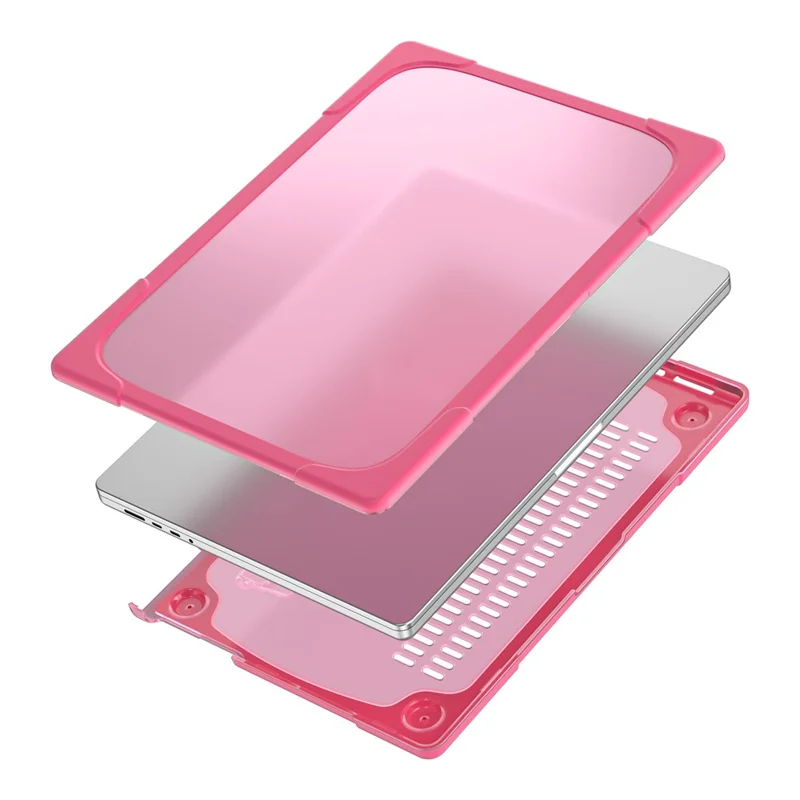 For MacBook Pro 14 inch (2026) A3427 A3426 / (2025) A3434 A3112 A3185 A3401 / (2024) A2918 A2992 / (2023) A2779 / (2022) / (2021) A2442 Hard PC Laptop Case - Rose