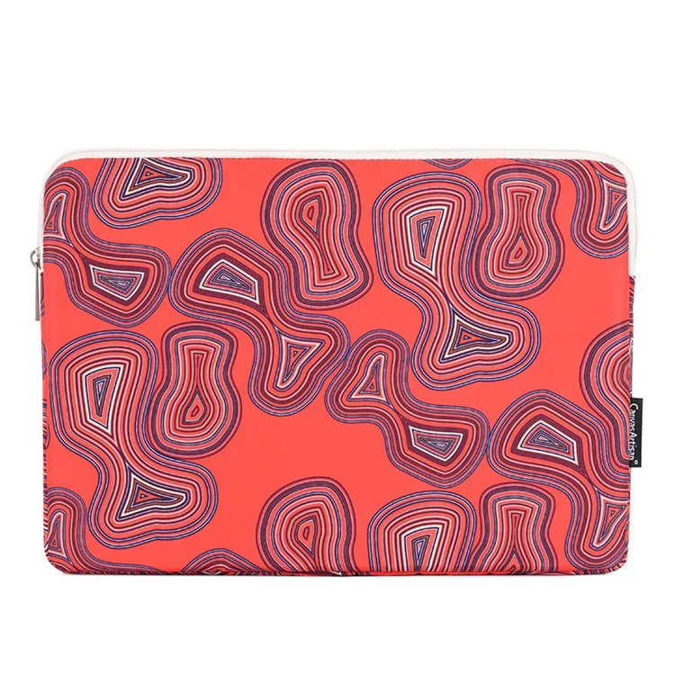 CanvaSartisan H23-01 Pochette Géométrique Pochette Pour Ordinateur Portable Pour Ordinateur Portable - Ordinateur Portable Rouge / Pour 11 Pouces