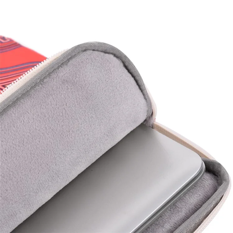 CanvaSartisan H23-01 Pochette Géométrique Pochette Pour Ordinateur Portable Pour Ordinateur Portable - Ordinateur Portable Rouge / Pour 11 Pouces