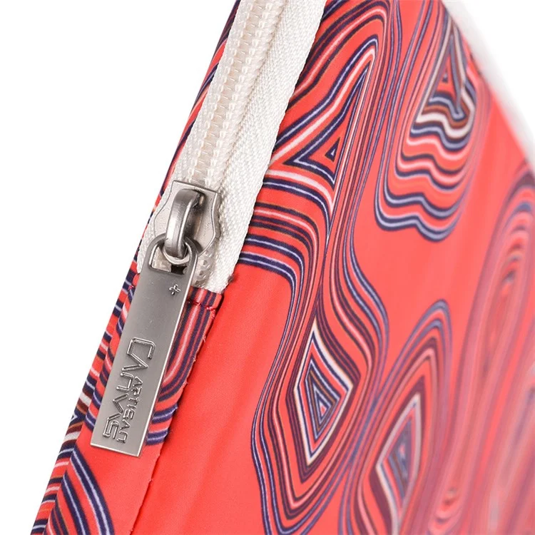 CanvaSartisan H23-01 Pochette Géométrique Pochette Pour Ordinateur Portable Pour Ordinateur Portable - Ordinateur Portable Rouge / Pour 11 Pouces
