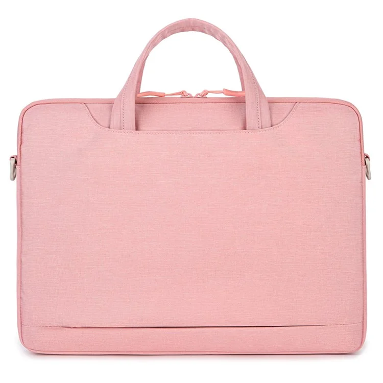 P510 Business Style Laptop Bag Notebook Sleeve Computer Sleeve 14'' Laptop Handbag with Shoulder Strap - Pink