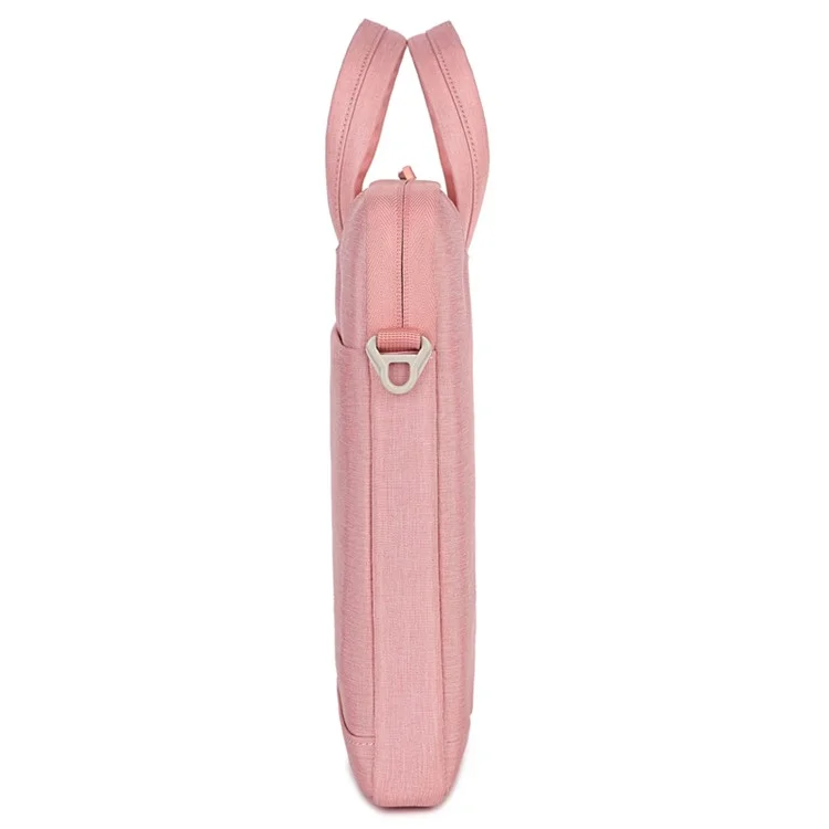 P510 Business Style Laptop Bag Notebook Sleeve Computer Sleeve 14'' Laptop Handbag with Shoulder Strap - Pink