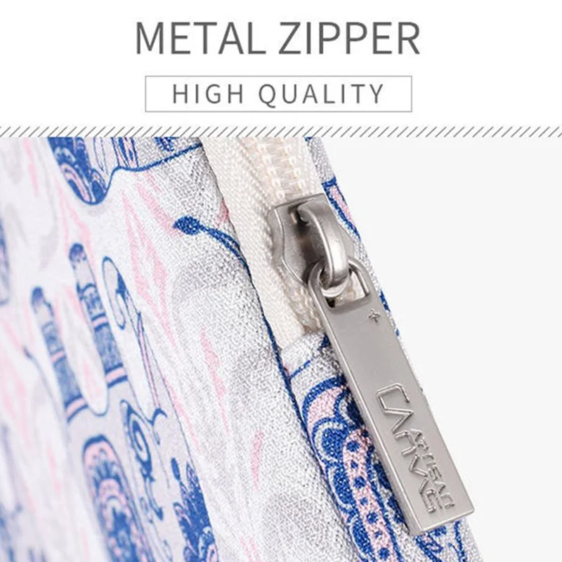 CANVASARTISAN H27-01 Elephant Printing Laptop Protective Sleeve Ultra-thin Notebook PC Bag - White/for 13-inch Laptop