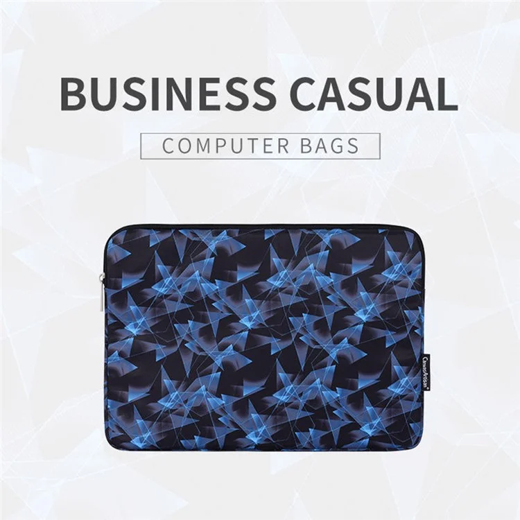 Canvasartisan H11-01 3D Motif Diamant Ordinateur Portable Ordinateur Portable Sac À Manches De Protection - Ordinateur Portable Bleu / Pour 11 Pouces