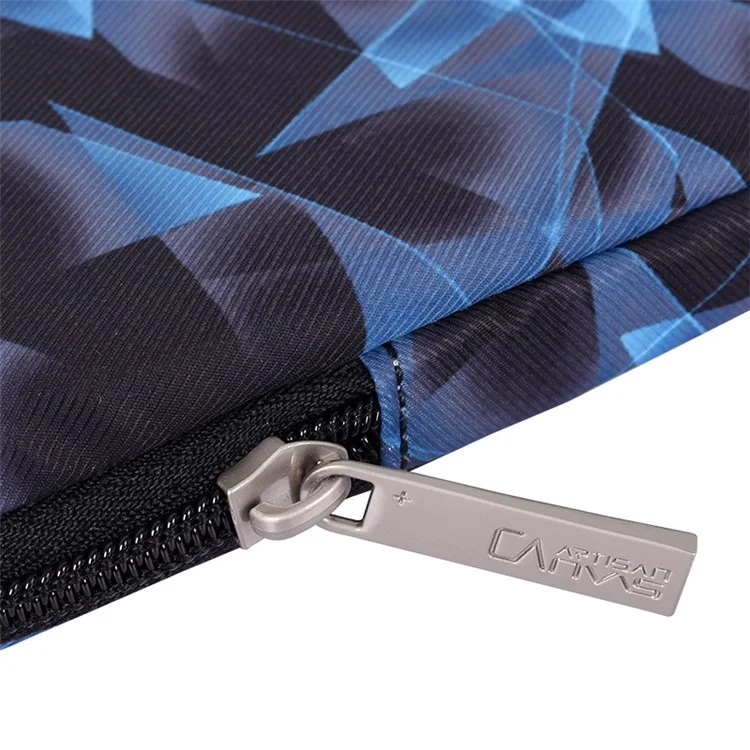 Canvasartisan H11-01 3D Motif Diamant Ordinateur Portable Ordinateur Portable Sac À Manches De Protection - Ordinateur Portable Bleu / Pour 11 Pouces